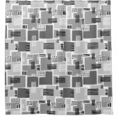 Abstract patroon 280817 - Grijze schaduwen Douchegordijn (Voorkant)