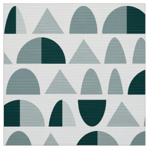 Abstract patroon 290721 - Monochromatische Groen Stof