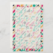 Abstract patroon 3 briefpapier (Voorkant / Achterkant)