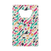 Abstract patroon 3 creditkaart flessenopener (Voorkant)