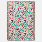 Abstract patroon 3 deken (Voorkant Verticaal)