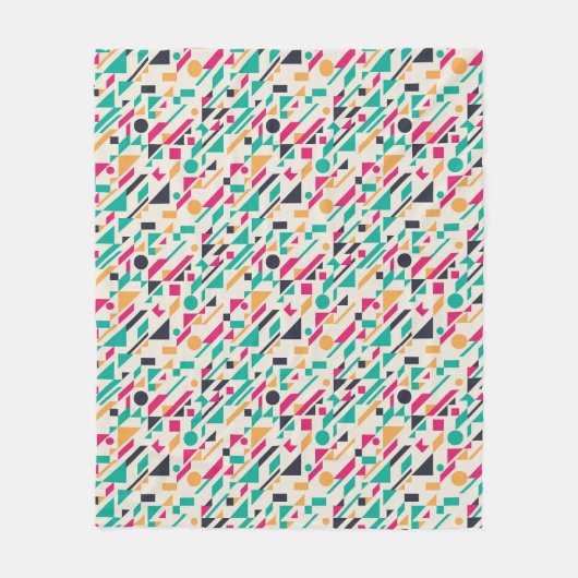 Abstract patroon 3 fleece deken (Voorkant)