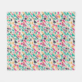 Abstract patroon 3 fleece deken (Voorkant (Horizontaal))