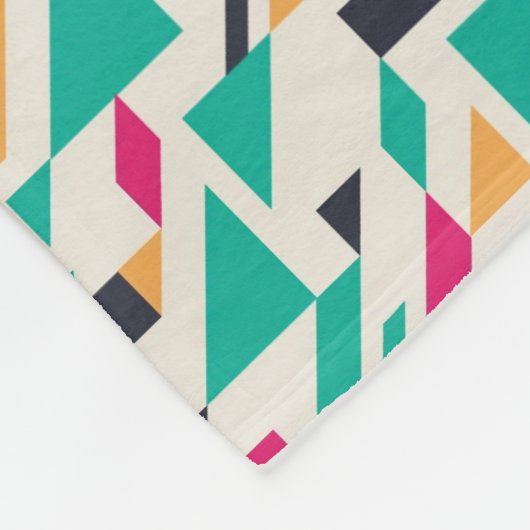 Abstract patroon 3 fleece deken (Hoek)