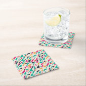 Abstract patroon 3 kartonnen onderzetters (Insitu)