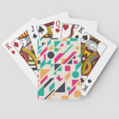 Abstract patroon 3 pokerkaarten (Achterkant)