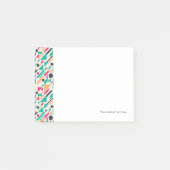 Abstract patroon 3 post-it® notes (Voorkant)
