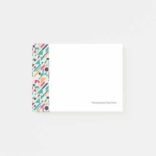 Abstract patroon 3 post-it® notes (Voorkant)