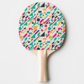 Abstract patroon 3 tafeltennisbatje (Voorkant)