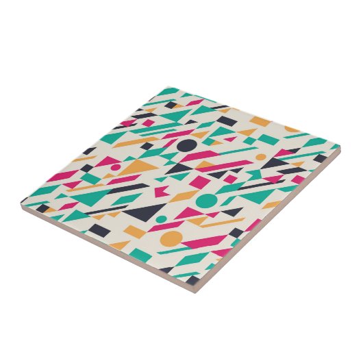 Abstract patroon 3 tegeltje (Zijkant)