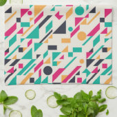 Abstract patroon 3 theedoek (Gevouwen)