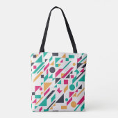 Abstract patroon 3 tote bag (Achterkant)