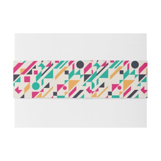 Abstract patroon 3 uitnodigingen wikkel (Achterkant Voorbeeld)