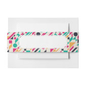 Abstract patroon 3 uitnodigingen wikkel (Voorkant Voorbeeld)