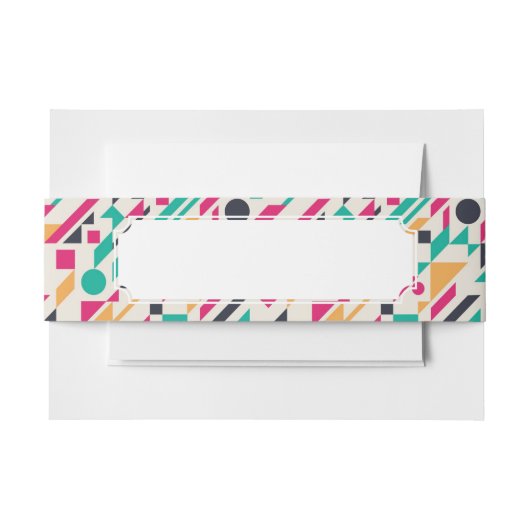 Abstract patroon 3 uitnodigingen wikkel (Voorkant Voorbeeld)