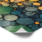 Abstract Patroon 5 - AI - Kunstwerk Perfect Poster (Hoek)