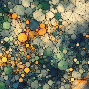 Abstract Patroon 5 - AI - Kunstwerk Perfect Poster