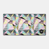 Abstract Patroon Aangepast Monogram Bureaumat (Voorkant)