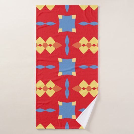 Abstract patroon. abstract, achtergrond, badge, sc badhanddoek (Badhanddoek)