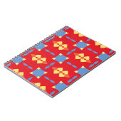 Abstract patroon. abstract, achtergrond, badge, sc notitieboek (Linkerzijde)