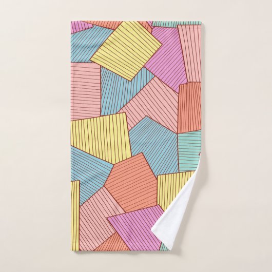 Abstract patroon bad handdoek (Handdoek)