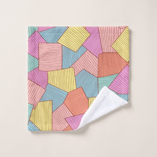 Abstract patroon bad handdoek (Wasdoekje)