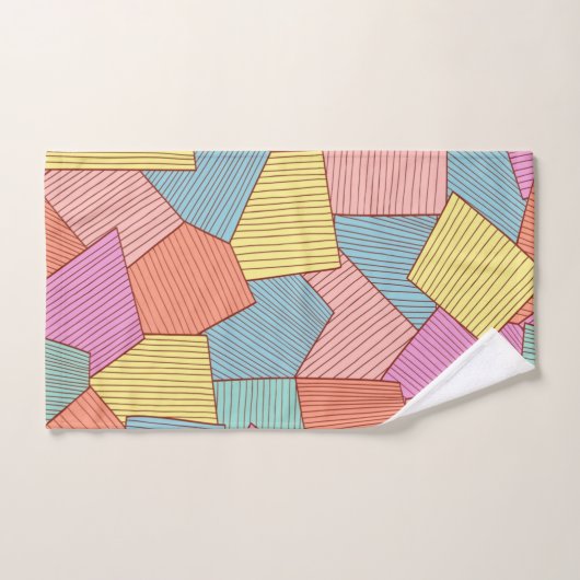 Abstract patroon bad handdoek (Handdoek)