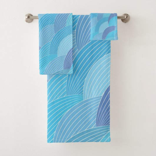 Abstract patroon bad handdoek (Insitu)
