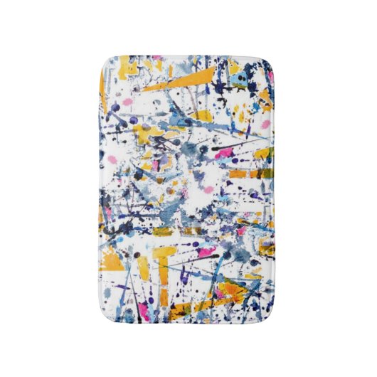 Abstract patroon badmat (Voorkant Verticaal)