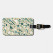 Abstract patroon bagagelabel (Voorkant horizontaal)