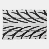 Abstract patroon bandenstructuur theedoek (Horizontaal)