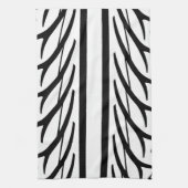 Abstract patroon bandenstructuur theedoek (Verticaal)