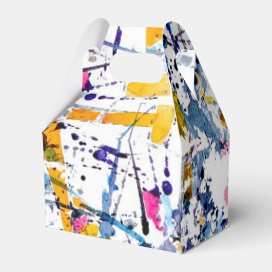 Abstract patroon bedankdoosjes (Achterkant)