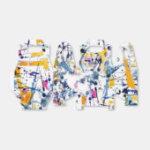 Abstract patroon bedankdoosjes (Uitgevouwen)