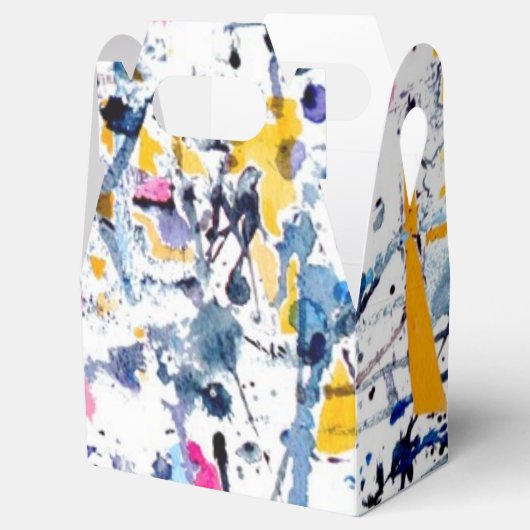 Abstract patroon bedankdoosjes (Geopend)