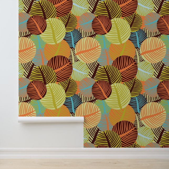 Abstract patroon behang (Applicatie)