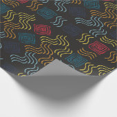 Abstract patroon |Beste geschenk voor abstracte ku Cadeaupapier (Hoek)