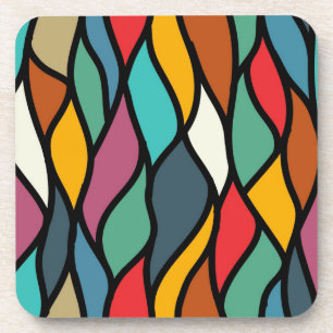 Abstract patroon bier onderzetter