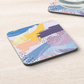 Abstract patroon bier onderzetter (Linkerzijde)