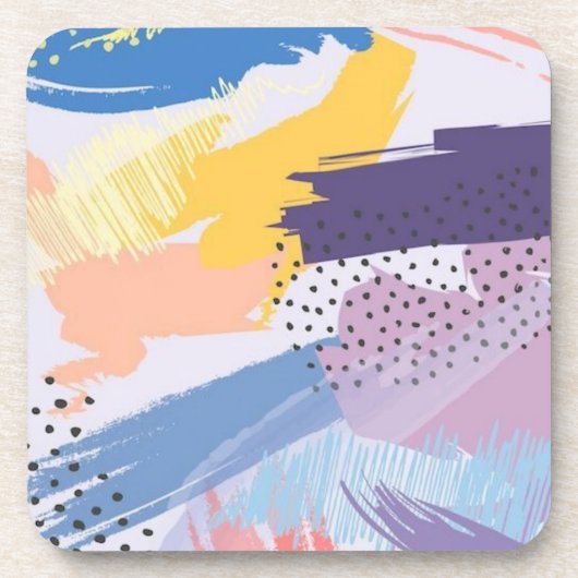 Abstract patroon bier onderzetter (Voorkant)