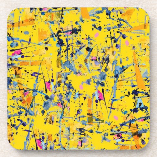 Abstract patroon bier onderzetter (Voorkant)