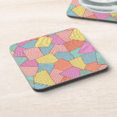 Abstract patroon bier onderzetter (Linkerzijde)