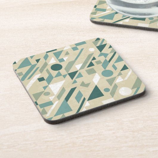 Abstract patroon bier onderzetter (Linkerzijde)