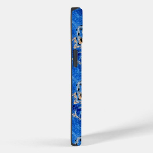 Abstract patroon, blauwe horizon, Case-Mate iPhone case (Achterkant / Rechts)