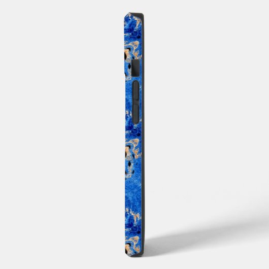 Abstract patroon, blauwe horizon, Case-Mate iPhone case (Achterkant / Links)