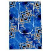 Abstract patroon, blauwe horizon, medium cadeauzakje (Achterkant)