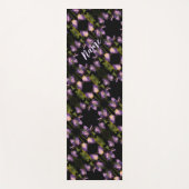 Abstract patroon blauwe vlag Iris-ventilator Yogamat (Voorkant)