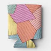 Abstract patroon blikjeskoeler (Achterkant)