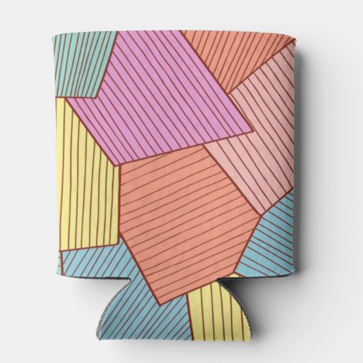 Abstract patroon blikjeskoeler (Achterkant)