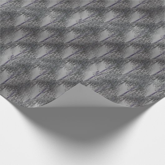 Abstract patroon bloeiende boom cadeaupapier (Hoek)